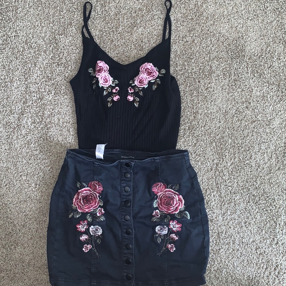 2 piece skirt set